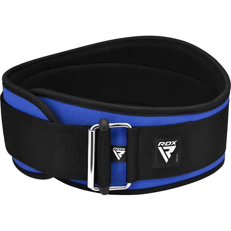 RDX X3 6 INCH Weightlifting Neoprene Gym Belt#color_blue