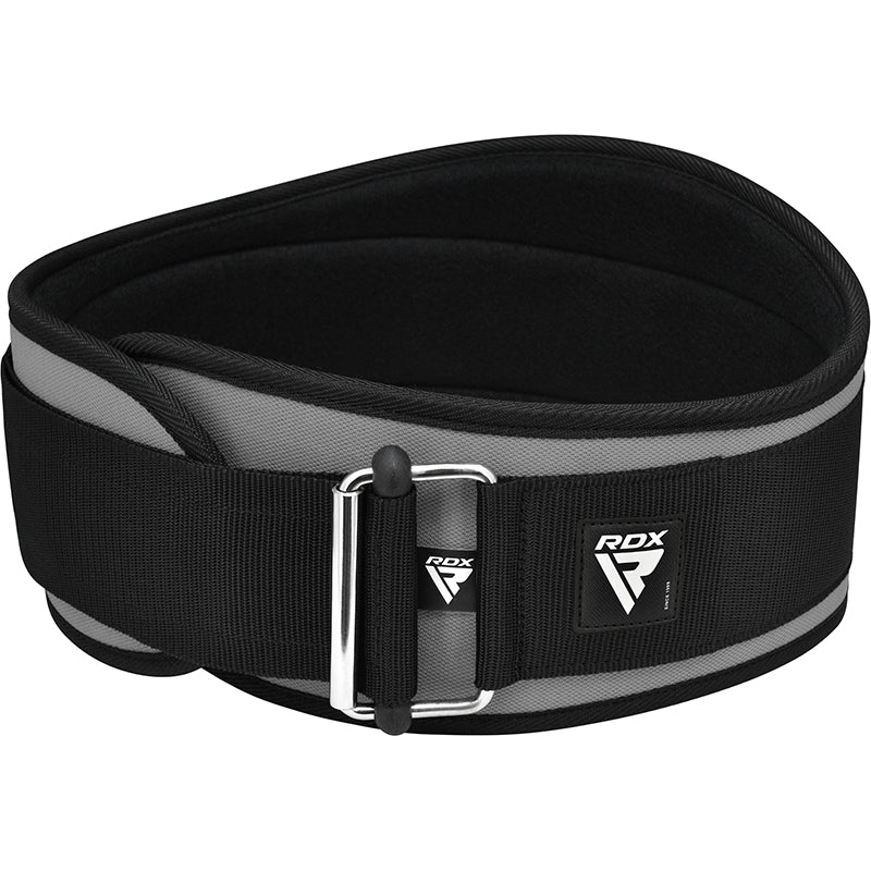 RDX X3 6 INCH Weightlifting Neoprene Gym Belt#color_grey