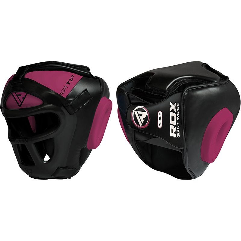 RDX T1 Pink Head Guard with Face Cage