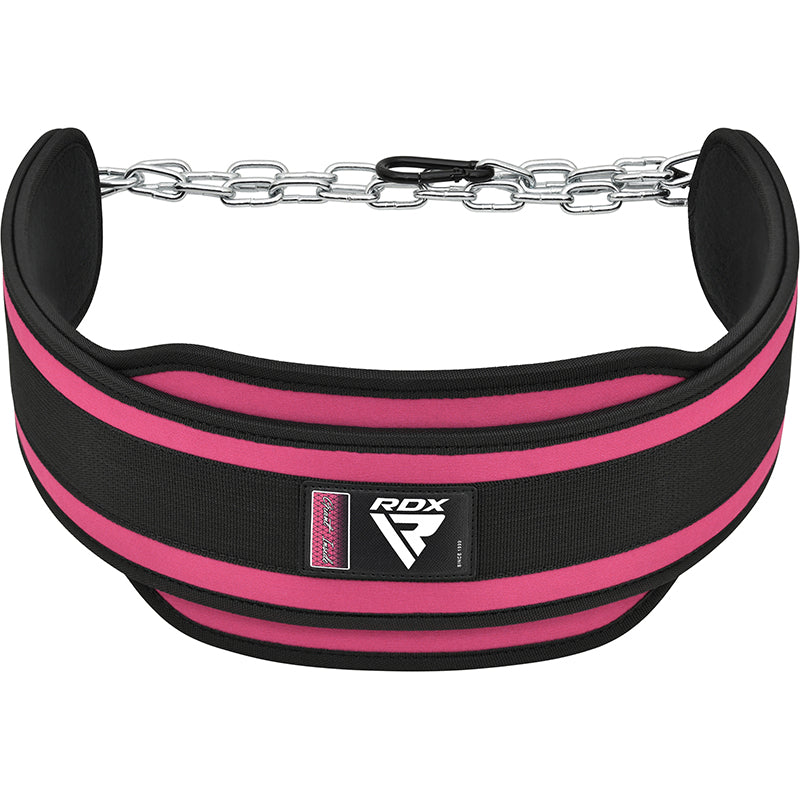 T7 Weight Training Dipping Belt Chain#color_pink