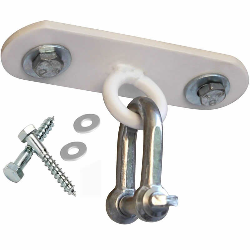 RDX 1W White Steel Ceiling Hook