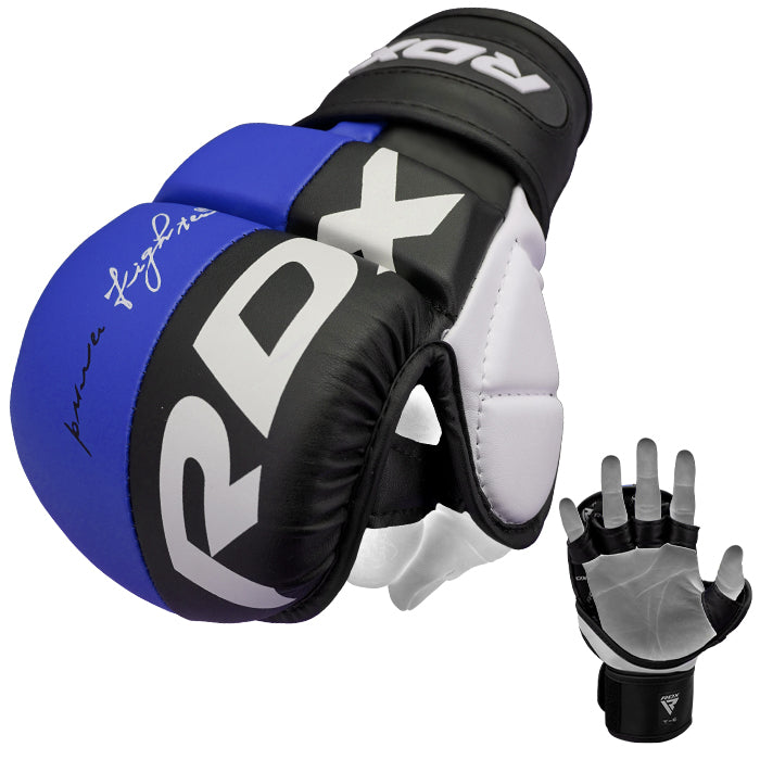 Guantes Interiores De Medio Dedo Para Boxeo Y MMA - RDX, Material Transpirable, Protección Para Puños | Ideales Para Muay Thai, Kickboxing, Entrenamiento Con Guantes