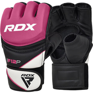 RDX F12 Guantes de MMA para Mujer Rosados