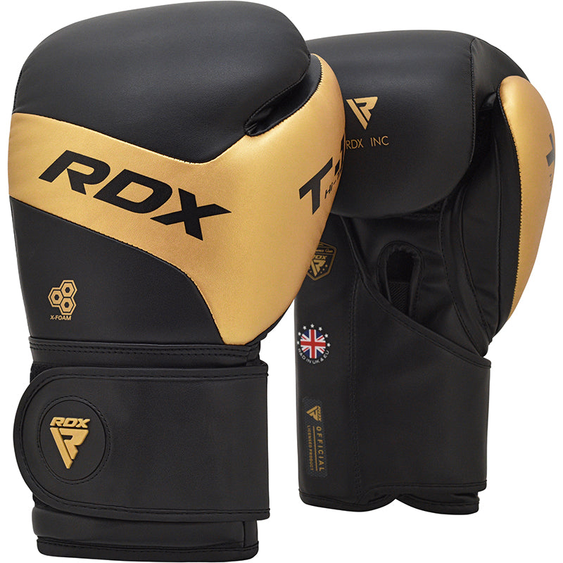 RDX T13 Boxing Gloves#color_golden