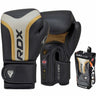 RDX T17 Aura 10oz Golden Boxing Gloves