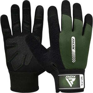 RDX W1 Guantes Gimnasia Dedos Completos