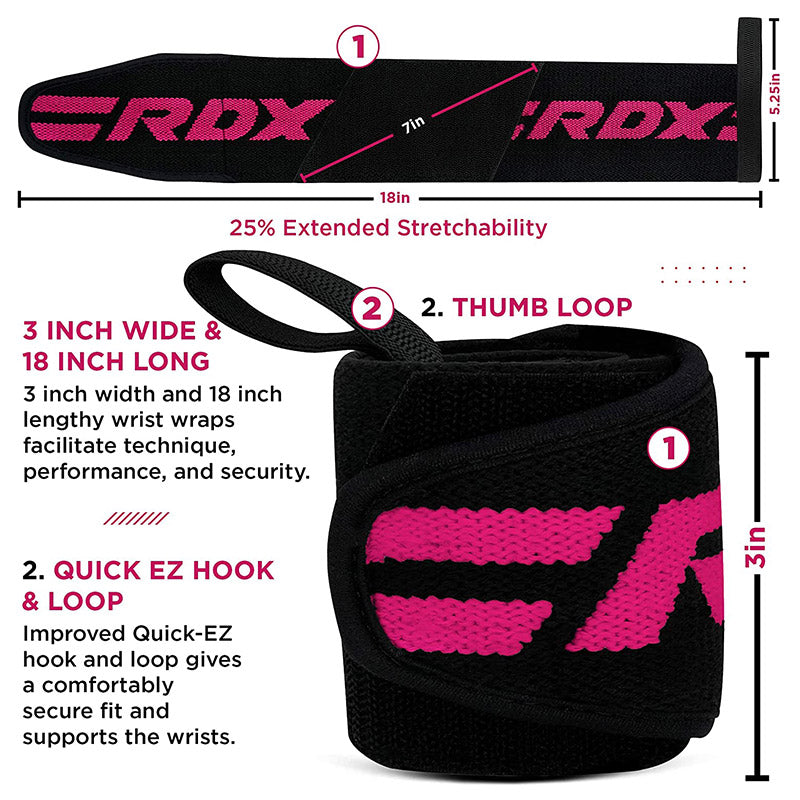 RDX W2P Wrist Wraps – RDX Sports